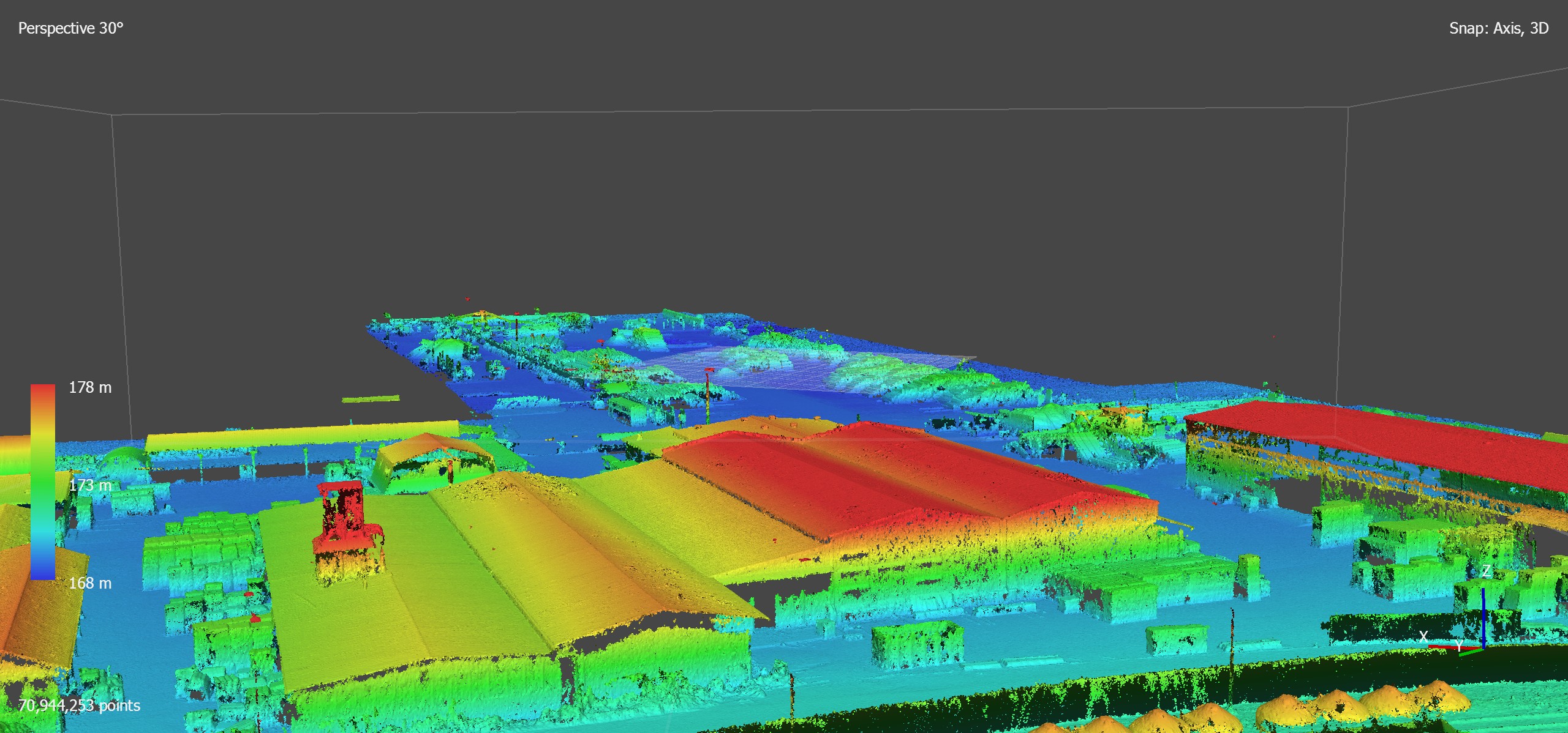 Punktwolke zur technischen Objektdokumentation